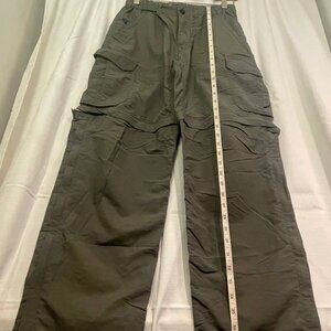PA7021- REI Nylon Cargo Pants Men’s S/30L • Olive Green • Outdoor Hiking Pants